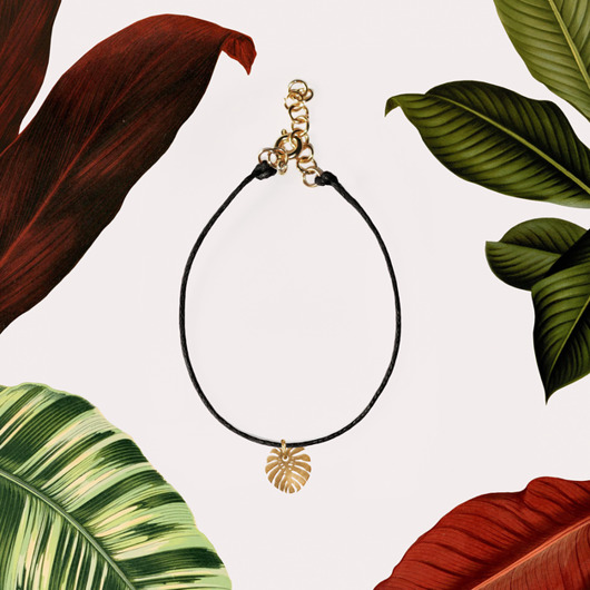 Bransoletka Vander Monstera na sznurku Vander jewelry
