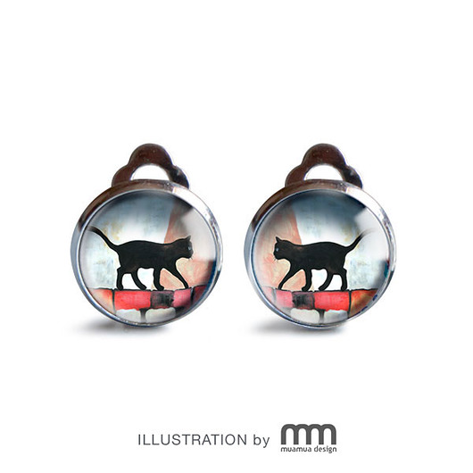 BLACK CAT klipsy muamua design