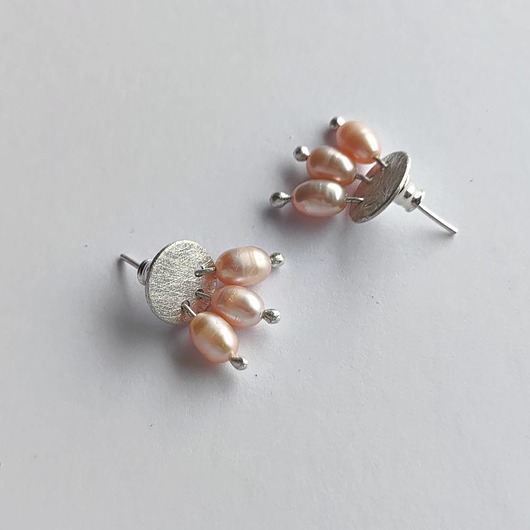 kolczyki z kamieniami Kolczyki OKRĄG