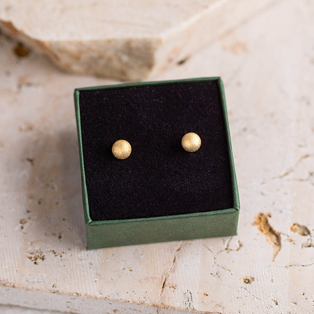 kolczyki pozłacane Kolczyki pozłacane kulki