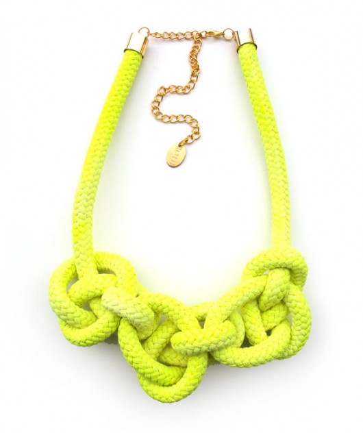 Grube sploty / kolia XL / neon Monika Roth