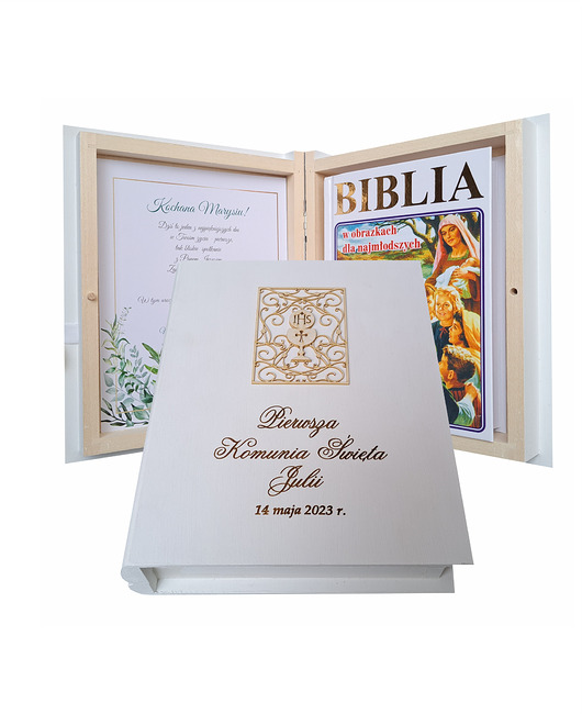 komunia - pozostałe Pamiątka, Biblia- Komunia Święta