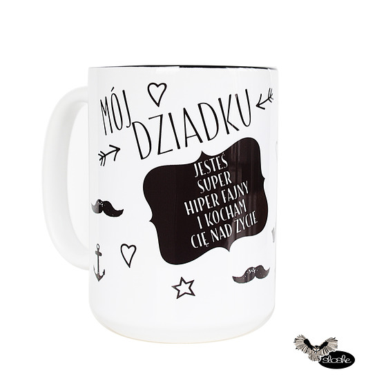 Kubek od wnuczka/i dla dziadka Sowia Aleja