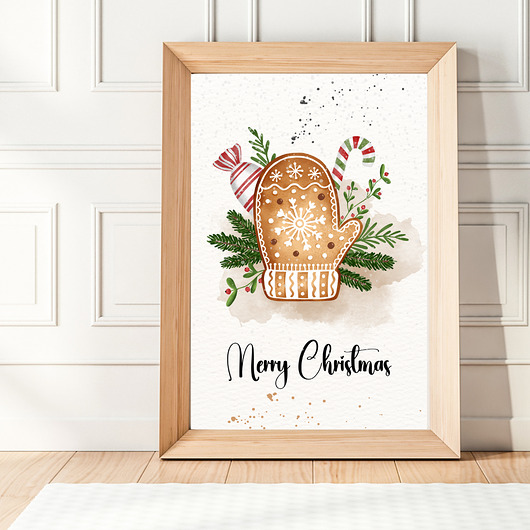 plakaty Plakat Gingerbread glove