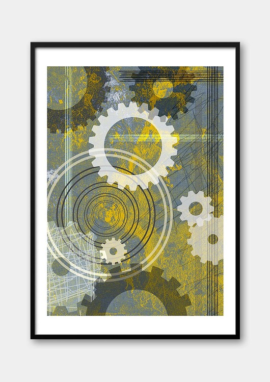 plakaty Plakat industrialny - Industrial no. 10 - z serii INDUSTRIAL