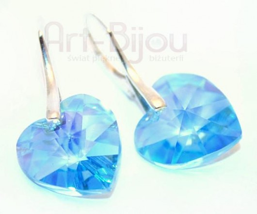 Aquamarine Medium Hearts margot