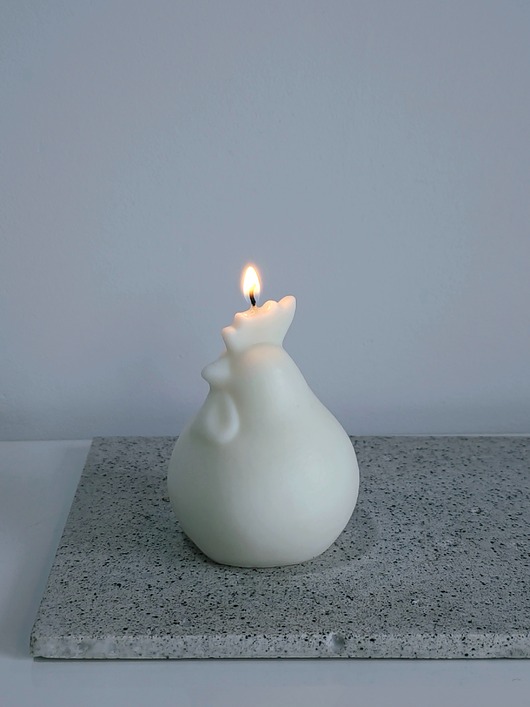 ozdoby wielkanocne Świeca sojowa dekoracyjna Kura