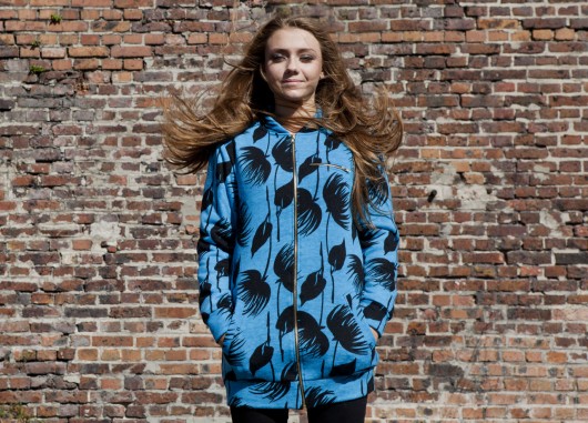 Blue Dandelions Long Jacket /Ostania sztuka S Lets Funky