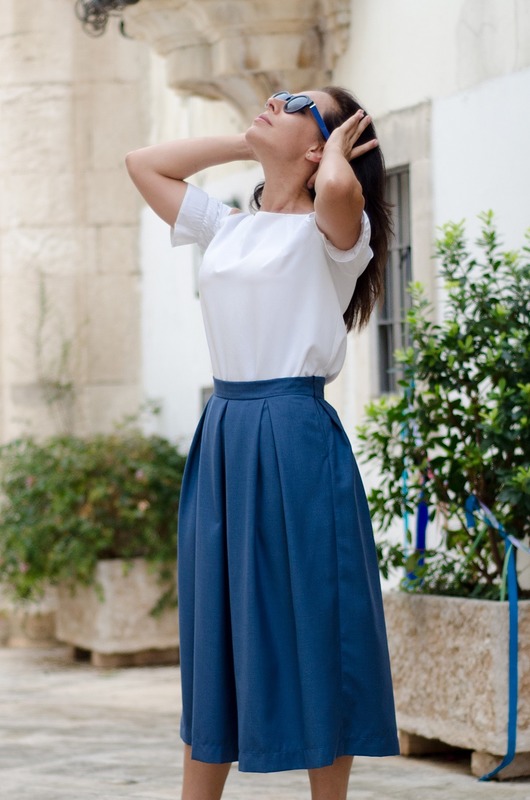 Spódnica LONG Blue angaretchka