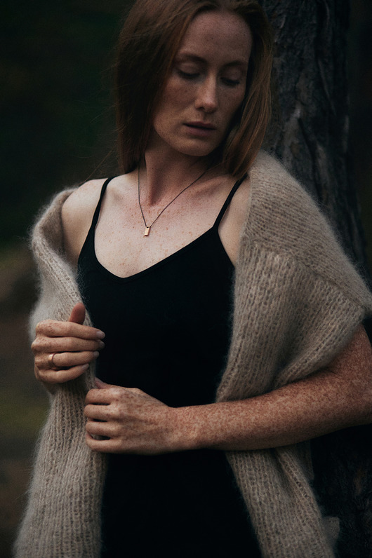 wisiory MONOLITH long / copper necklace