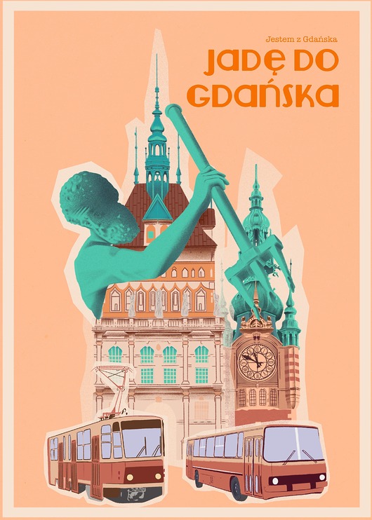 plakaty Plakat - Jestem z Gdańska to jadę do Gdańska