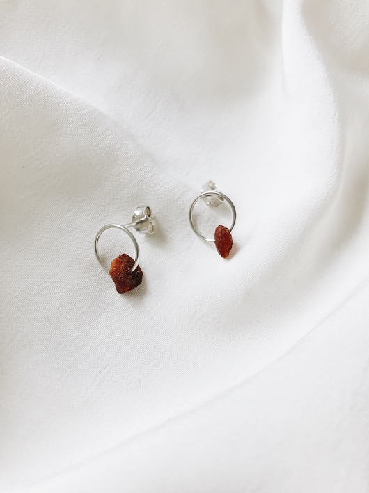 Kolczyki srebrne Vague Gusta Jewellery 