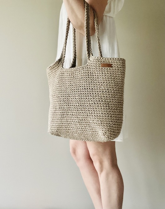 torby na ramię Terra - torba szydełkowa handmade