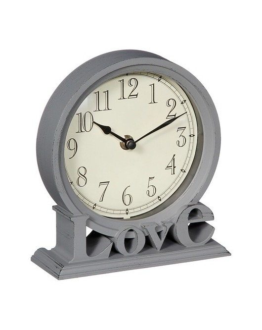 Zegar Stołowy LOVE Gray MIA home