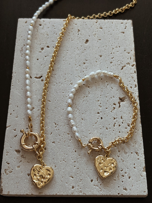 złote naszyjniki Naszyjnik Łańcuszek i Perły