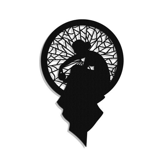 Ozdoby na ścianę DEKORACYJNY PANEL AŻUROWY,  SECESJA, FANTINE , DEKORACJA ŚCIENNA 3D,ORNAMENT,