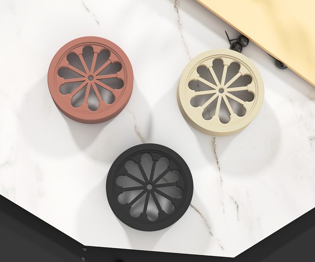 biżuteria różna Tunele do uszu 20-100mm gotycka rozeta  / czarne / 14 kolorów, plugi siodłowe