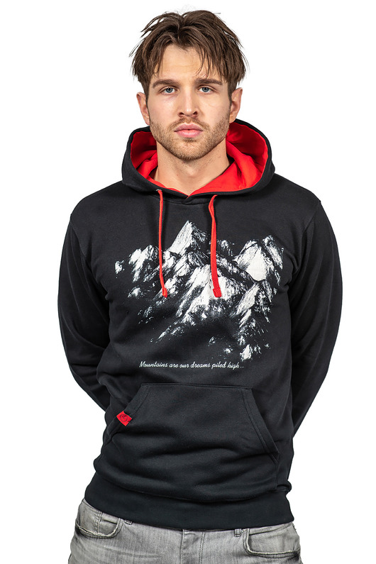 bluzy męskie Bluza kangurka UNDERWORLD unisex Mountains