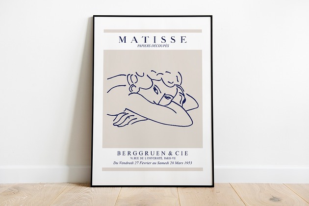 Henri Matisse grafika modern, inspiracja Pas De LArt