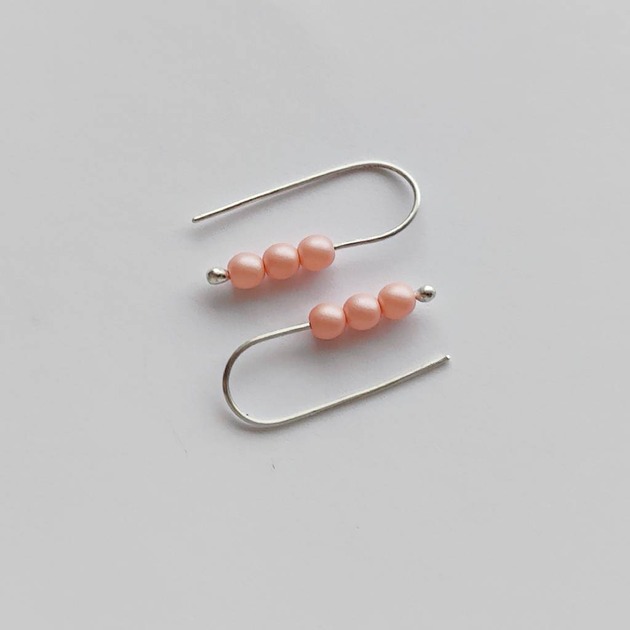 kolczyki z kamieniami Kolczyki OKRĄG