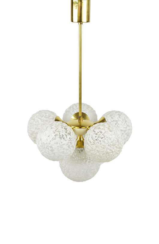 lampy wiszące Żyrandol Sputnik, lata 70