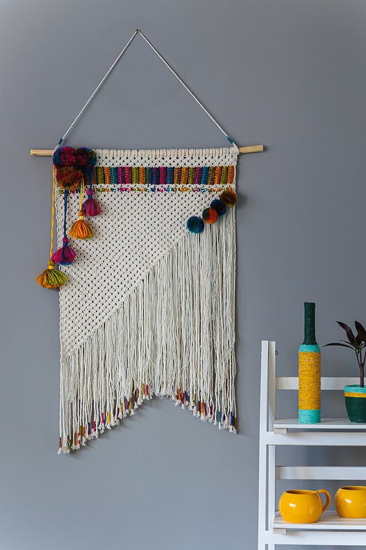 makramy Makrama/macraweave  60 cm x 75 cm