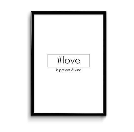 plakaty Plakat #love 