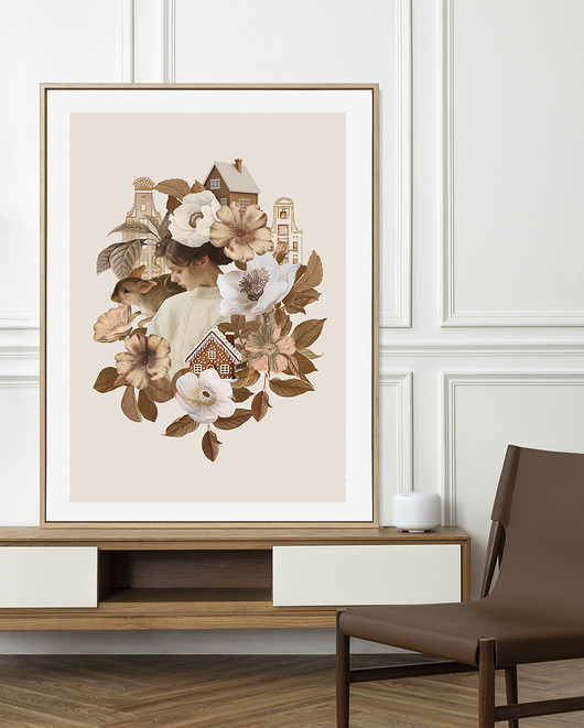 plakaty Ilustracja piernikowa 50x70 cm
