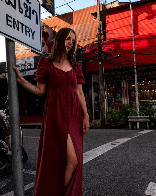 sukienki maxi damskie Camellia Dress