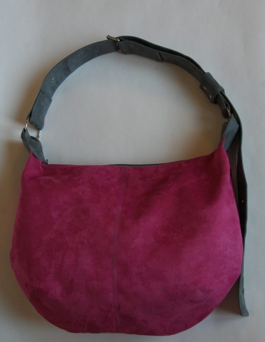 Różowo- szara XL Balik Hand Made
