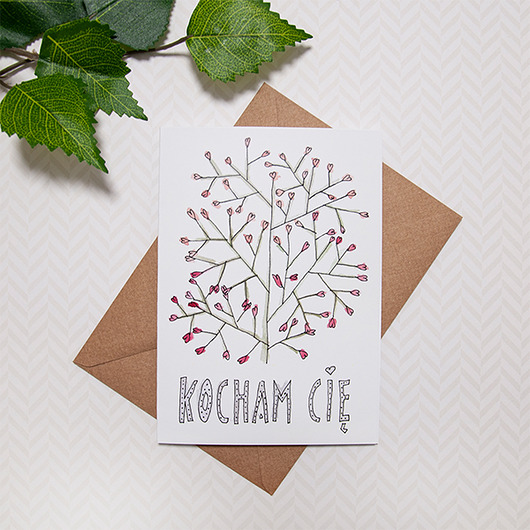 Kartka Kocham Cię Gosia Sendlewska