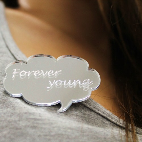 Broszka Forever Young by Daffne LOVINA PRINTS