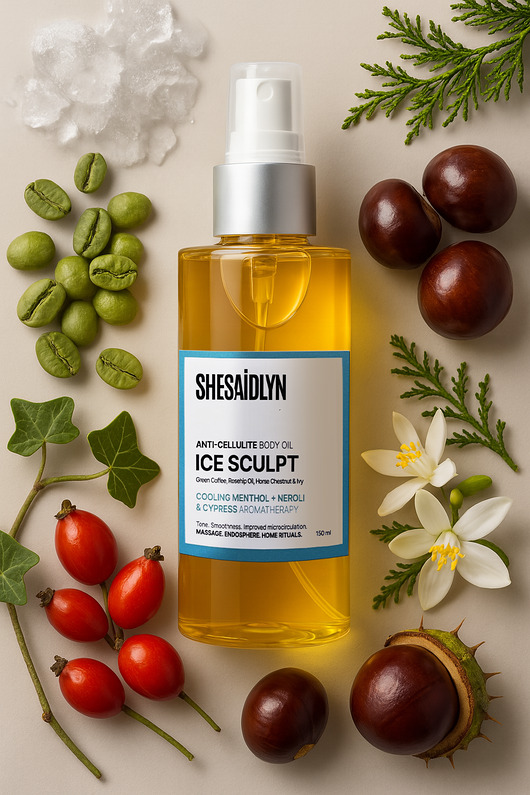 olejki do ciała  ICE SCULPT olejek antycellulitowy