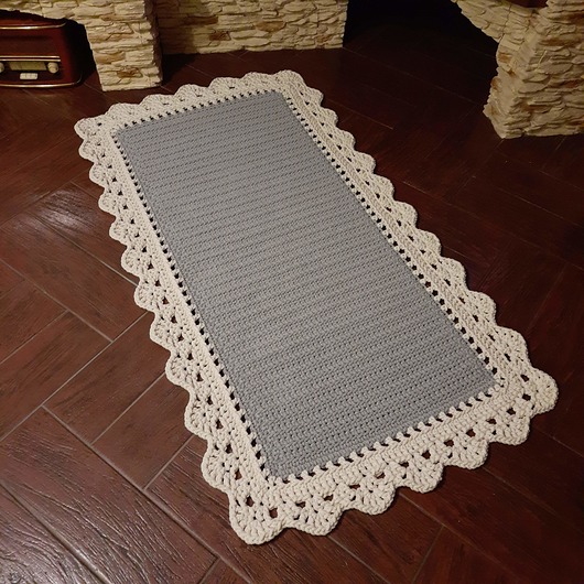 dywany Dywan prostokątny ze sznurka bawełnianego 80cmx150cm