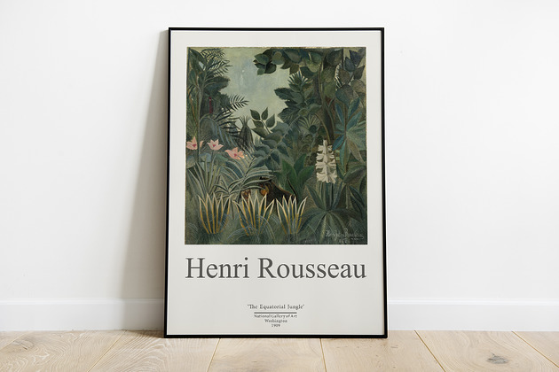 Henri Rousseau - plakat wystawowy Pas De LArt