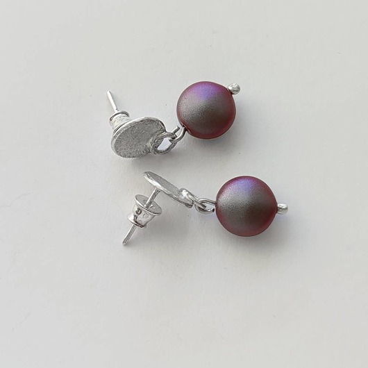 kolczyki z kamieniami Kolczyki OKRĄG