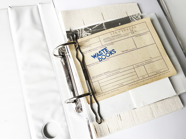 WASTED COLLECTION zestaw unikatowych papierów Wastebooks