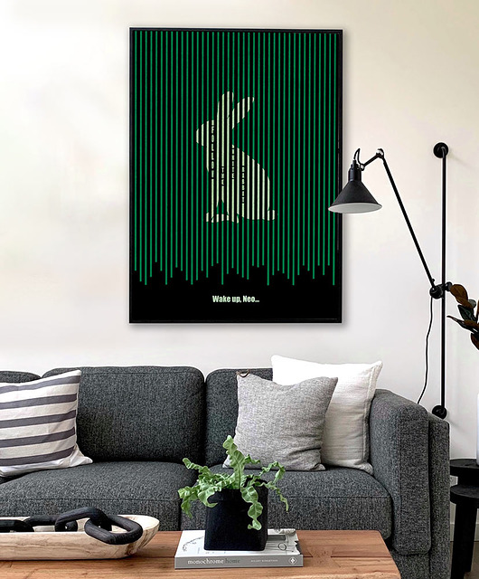 plakaty Plakat Matrix - Follow the White Rabbit