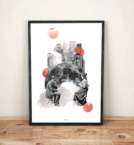 Plakat "Gracze" 30x40cm sztucznymagazyn