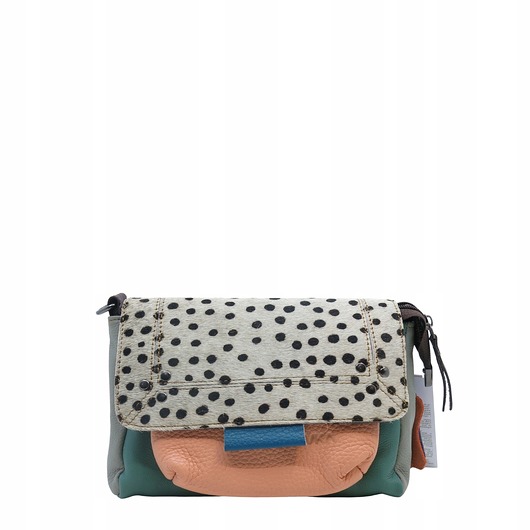 torby na ramię Torebka skórzana, miękka, na ramię długi pasek oryginalna zero waste OLIVKA