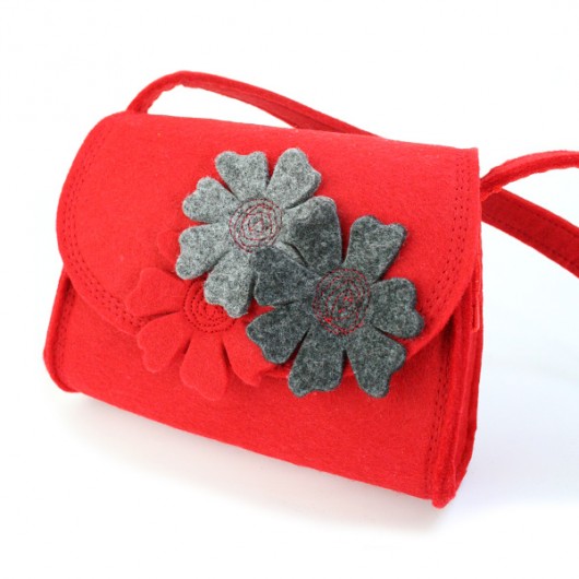 filc3D trapez szary flower alter trendy mody