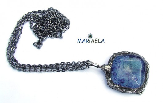 BLUE BUBBLES wisior MARIAELA