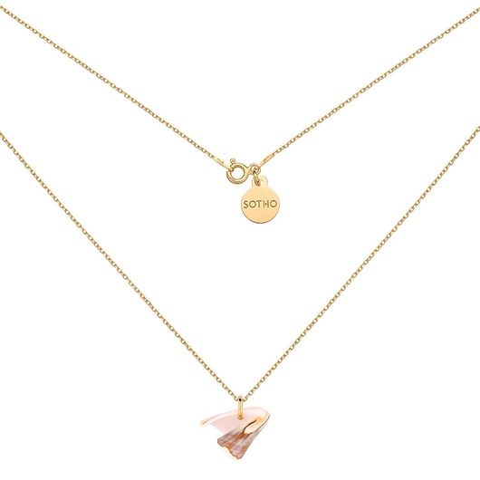 złote naszyjniki Złoty naszyjnik z muszelką