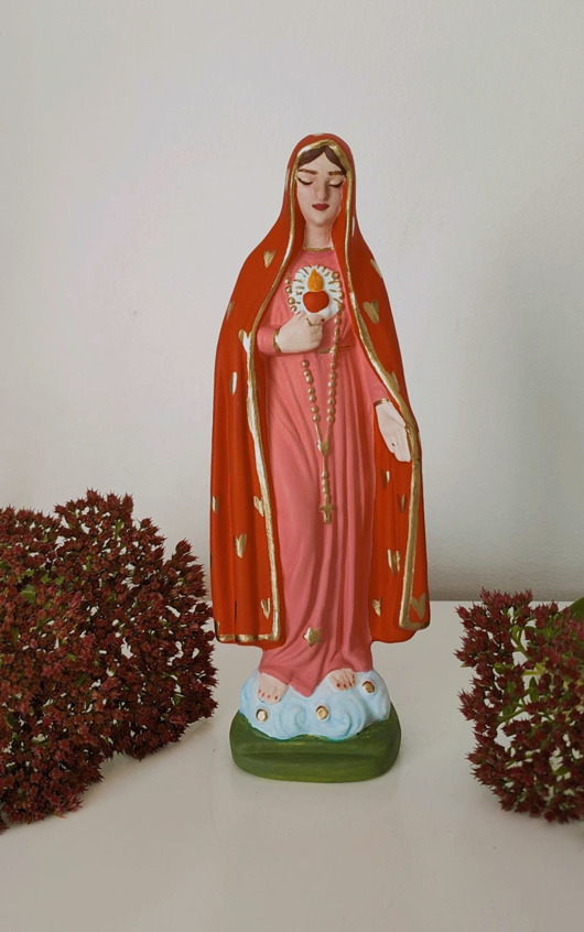figurki i rzeźby Maryjka w serca