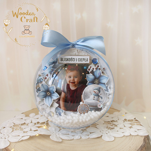 bombki Bombka ze zdjęciem dziecka Boże Narodzenie 5 GOTOWA
