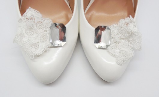 Crystal&Lace- klipsy do butów Coquet