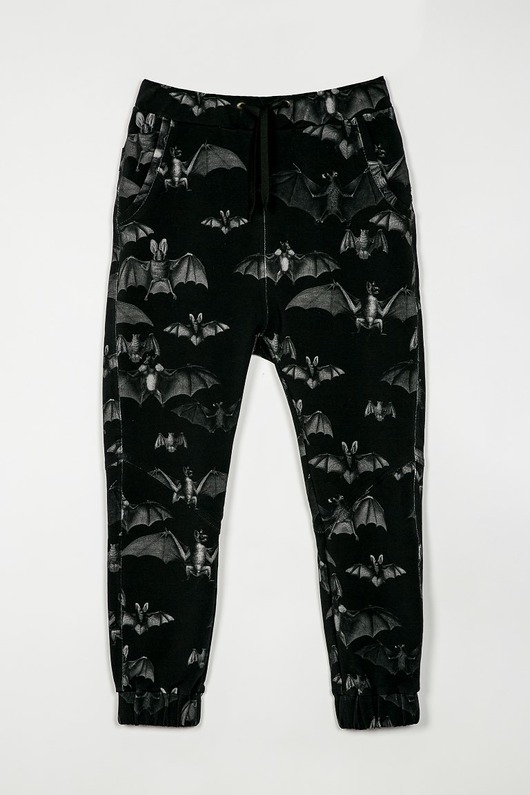 Spodnie baggy czarne NIETOPERZE NO SUGAR WEAR
