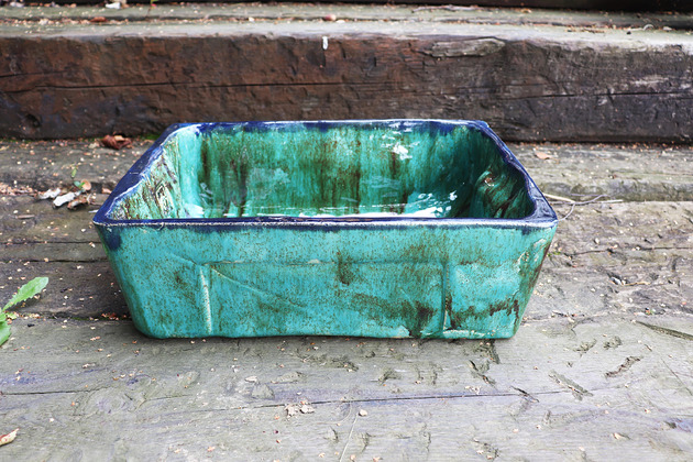 umywalki Umywalka prostokątkna,  turkusowa, umywalka ceramiczna, hand mad