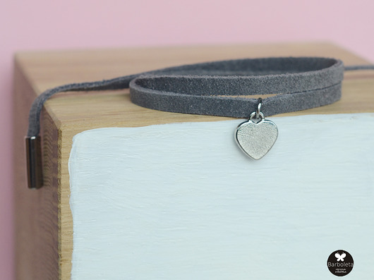 mini grey love colour silver  barboleta