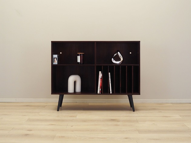 regały i półki Regał palisandrowy, duński design, lata 70, produkcja: Dania